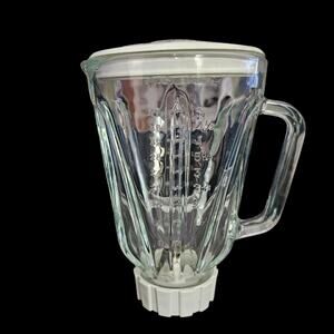 Hamilton Beach Glass Blender Jar 5 Cup 40oz w Lid Blade Base Vintage